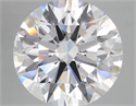 Lab Grown Diamond 5.53 Carats, Round with Ideal Cut, E Color, VVS2 Clarity and Certified by IGI