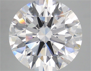 Picture of Lab Grown Diamond 5.53 Carats, Round with Ideal Cut, E Color, VVS2 Clarity and Certified by IGI