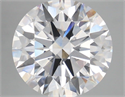 Lab Grown Diamond 5.53 Carats, Round with Ideal Cut, E Color, VVS2 Clarity and Certified by IGI