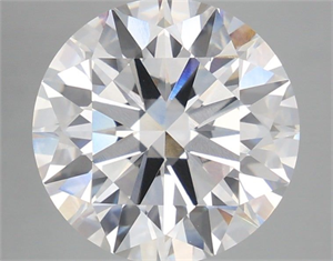 Picture of Lab Grown Diamond 5.53 Carats, Round with Ideal Cut, E Color, VVS2 Clarity and Certified by IGI