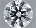 Lab Grown Diamond 1.00 Carats, Round with Ideal Cut, E Color, VVS2 Clarity and Certified by IGI