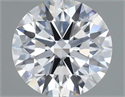 Lab Grown Diamond 1.36 Carats, Round with Ideal Cut, E Color, VVS2 Clarity and Certified by IGI