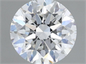 Del inventario de diamantes de laboratorio, 1.35 quilates, Redondo , Color F, claridad VS1 y certificado IGI
