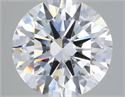 Lab Grown Diamond 5.80 Carats, Round with Excellent Cut, F Color, VVS2 Clarity and Certified by IGI