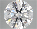 Lab Grown Diamond 5.09 Carats, Round with Ideal Cut, D Color, VS2 Clarity and Certified by IGI