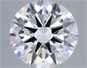 Lab Grown Diamond 5.58 Carats, Round with Excellent Cut, F Color, VVS2 Clarity and Certified by IGI