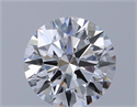 Lab Grown Diamond 1.12 Carats, Round with Ideal Cut, D Color, VVS2 Clarity and Certified by IGI