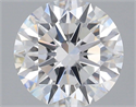 Lab Grown Diamond 1.72 Carats, Round with Ideal Cut, E Color, VVS2 Clarity and Certified by IGI