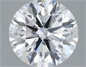 Lab Grown Diamond 1.74 Carats, Round with Ideal Cut, D Color, VVS1 Clarity and Certified by IGI