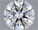 Del inventario de diamantes de laboratorio, 1.74 quilates, Redondo , Color D, claridad VVS2 y certificado IGI