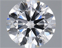 Lab Grown Diamond 1.71 Carats, Round with Ideal Cut, D Color, VS1 Clarity and Certified by IGI