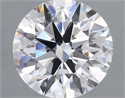 Lab Grown Diamond 1.74 Carats, Round with Ideal Cut, D Color, VVS1 Clarity and Certified by IGI