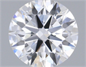Lab Grown Diamond 0.71 Carats, Round with Ideal Cut, D Color, IF Clarity and Certified by IGI