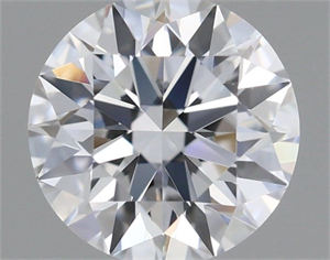 Picture of Lab Grown Diamond 0.87 Carats, Round with Ideal Cut, D Color, VS1 Clarity and Certified by IGI