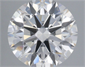 Lab Grown Diamond 2.10 Carats, Round with Ideal Cut, H Color, VS1 Clarity and Certified by IGI