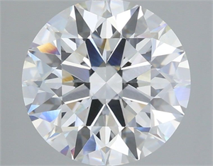 Picture of Lab Grown Diamond 3.39 Carats, Round with Ideal Cut, G Color, VVS2 Clarity and Certified by IGI