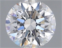 Lab Grown Diamond 1.24 Carats, Round with Ideal Cut, D Color, VS1 Clarity and Certified by IGI
