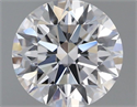 Lab Grown Diamond 1.24 Carats, Round with Ideal Cut, D Color, VS1 Clarity and Certified by IGI