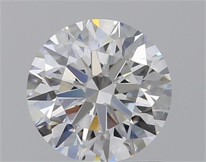 Picture of Lab Grown Diamond 1.08 Carats, Round with Ideal Cut, E Color, VS2 Clarity and Certified by IGI