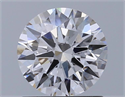 Lab Grown Diamond 1.06 Carats, Round with Ideal Cut, G Color, VVS2 Clarity and Certified by IGI