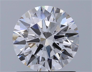 Picture of Lab Grown Diamond 1.06 Carats, Round with Ideal Cut, G Color, VVS2 Clarity and Certified by IGI