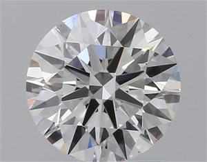 Picture of Lab Grown Diamond 1.30 Carats, Round with Ideal Cut, F Color, VS1 Clarity and Certified by IGI