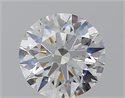 Lab Grown Diamond 1.02 Carats, Round with Ideal Cut, D Color, VS2 Clarity and Certified by IGI