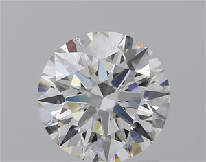 Picture of Lab Grown Diamond 1.37 Carats, Round with Ideal Cut, F Color, VS2 Clarity and Certified by IGI