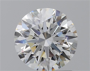 Picture of Lab Grown Diamond 1.27 Carats, Round with Ideal Cut, F Color, VS1 Clarity and Certified by IGI