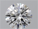 Lab Grown Diamond 1.04 Carats, Round with Ideal Cut, D Color, VS1 Clarity and Certified by IGI