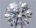 Lab Grown Diamond 1.07 Carats, Round with Ideal Cut, G Color, VS1 Clarity and Certified by IGI