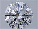 Lab Grown Diamond 1.16 Carats, Round with Ideal Cut, E Color, VS1 Clarity and Certified by IGI