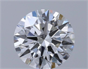 Lab Grown Diamond 1.07 Carats, Round with Ideal Cut, D Color, VS2 Clarity and Certified by IGI