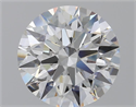 Lab Grown Diamond 2.01 Carats, Round with Ideal Cut, E Color, VS2 Clarity and Certified by IGI