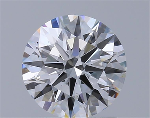 Picture of Lab Grown Diamond 1.34 Carats, Round with Ideal Cut, F Color, VS2 Clarity and Certified by IGI
