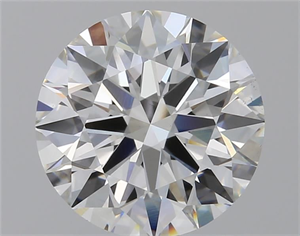 Picture of Lab Grown Diamond 2.10 Carats, Round with Ideal Cut, E Color, VS1 Clarity and Certified by IGI