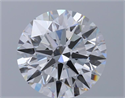 Del inventario de diamantes de laboratorio, 4.10 quilates, Redondo , Color F, claridad VS1 y certificado IGI