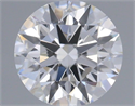 Del inventario de diamantes de laboratorio, 0.92 quilates, Redondo , Color D, claridad VVS2 y certificado IGI