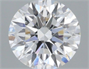 Lab Grown Diamond 0.98 Carats, Round with Ideal Cut, D Color, VVS2 Clarity and Certified by IGI