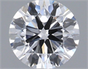 Lab Grown Diamond 0.98 Carats, Round with Ideal Cut, D Color, VVS2 Clarity and Certified by IGI