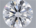 Lab Grown Diamond 0.98 Carats, Round with Ideal Cut, D Color, VS2 Clarity and Certified by IGI