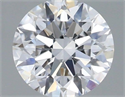 Lab Grown Diamond 0.98 Carats, Round with Ideal Cut, D Color, VVS2 Clarity and Certified by IGI