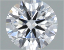 Lab Grown Diamond 1.34 Carats, Round with Ideal Cut, D Color, VS2 Clarity and Certified by IGI