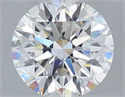 Lab Grown Diamond 2.06 Carats, Round with Excellent Cut, E Color, VVS2 Clarity and Certified by IGI