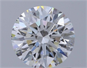 Del inventario de diamantes de laboratorio, 1.03 quilates, Redondo , Color F, claridad SI2 y certificado IGI