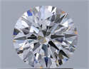 Lab Grown Diamond 1.10 Carats, Round with Ideal Cut, G Color, VS2 Clarity and Certified by IGI