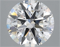 Lab Grown Diamond 2.36 Carats, Round with Ideal Cut, G Color, VVS2 Clarity and Certified by IGI