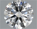Del inventario de diamantes de laboratorio, 1.07 quilates, Redondo , Color H, claridad VVS2 y certificado IGI