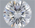 Del inventario de diamantes de laboratorio, 0.71 quilates, Redondo , Color F, claridad VS2 y certificado IGI
