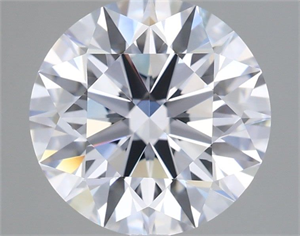 Picture of Lab Grown Diamond 3.80 Carats, Round with Ideal Cut, E Color, VVS1 Clarity and Certified by IGI